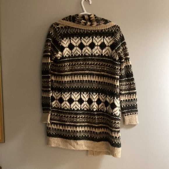 Cynthia Rowley Black,Grey and white shrug sweater - Picture 2 of 3